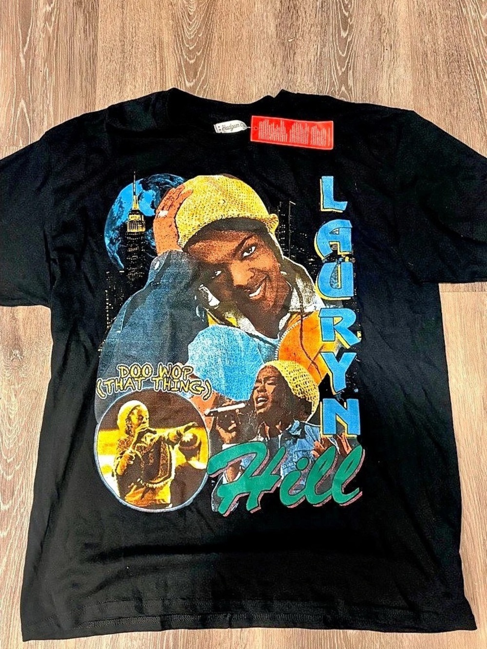 Black & Blue Graphic Short Sleeve T-Shirt